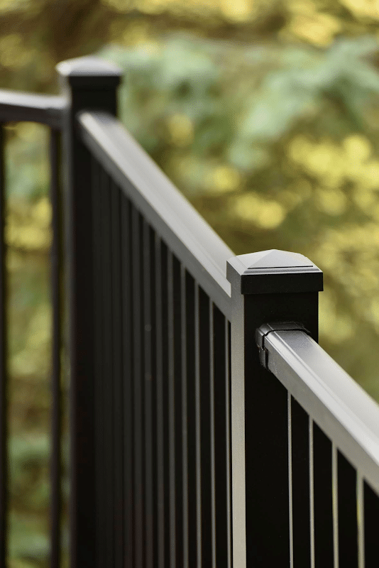 Black Deck Railing